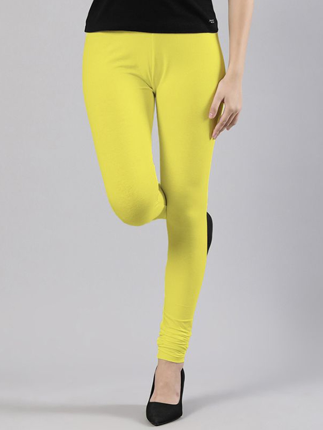 

Femmora Churidar Length Leggings, Yellow