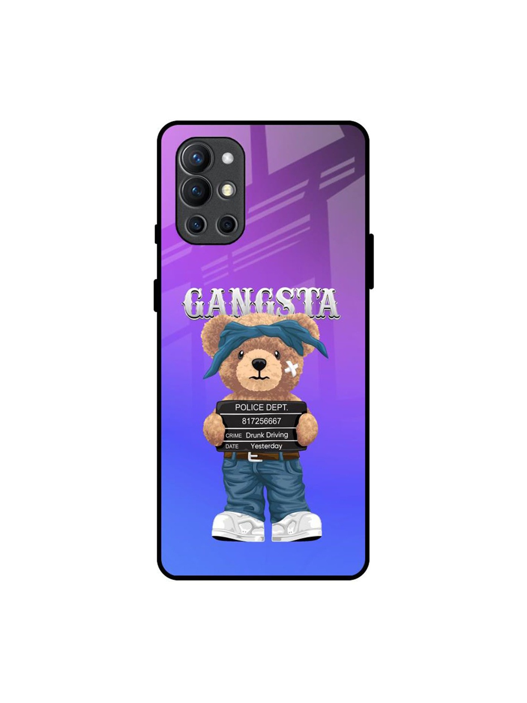 

QRIOH Typography Printed OnePlus 9R Back Case Mobile Accessories, Purple