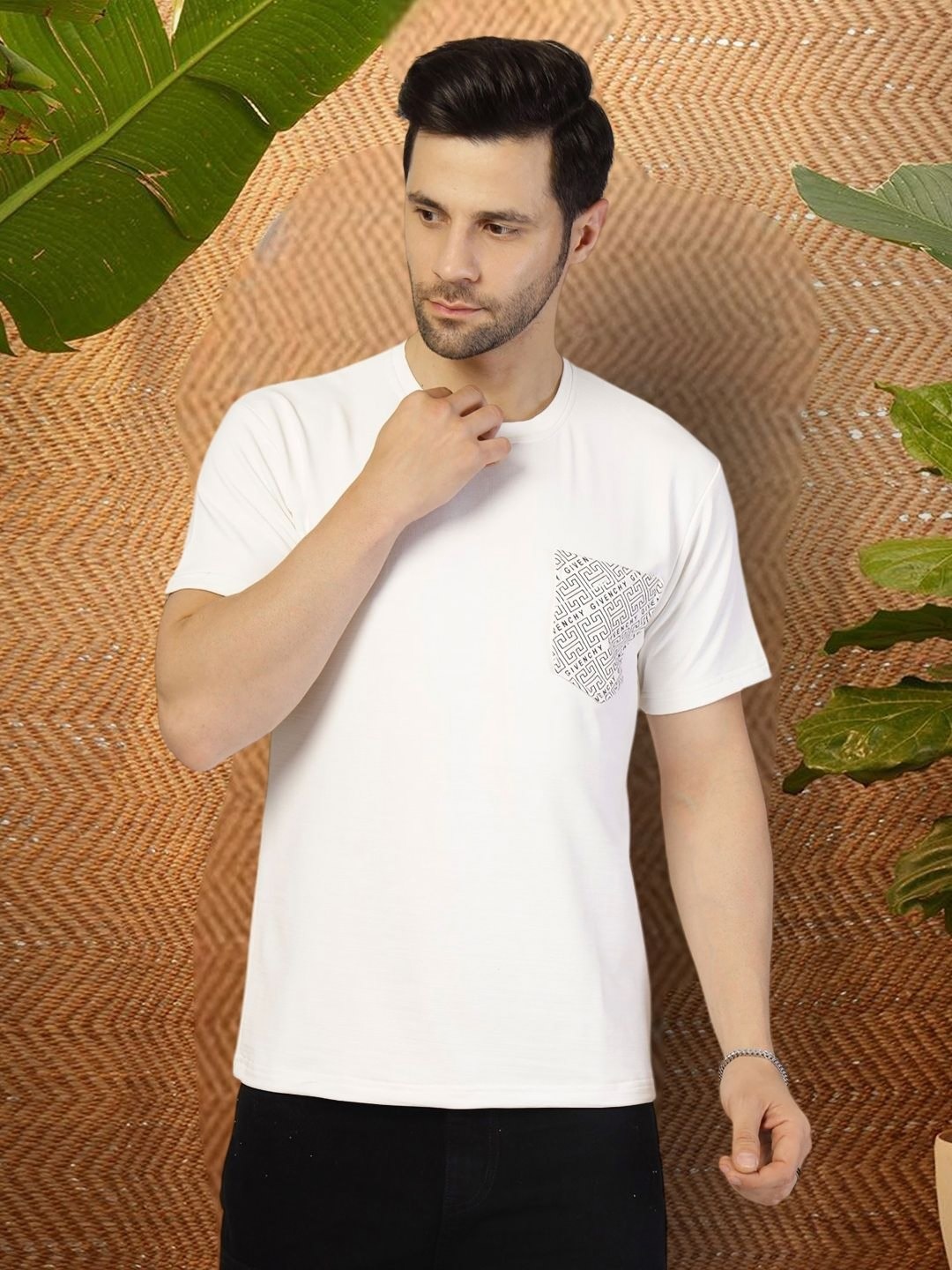 

Moda Rapido Men T-shirt, White