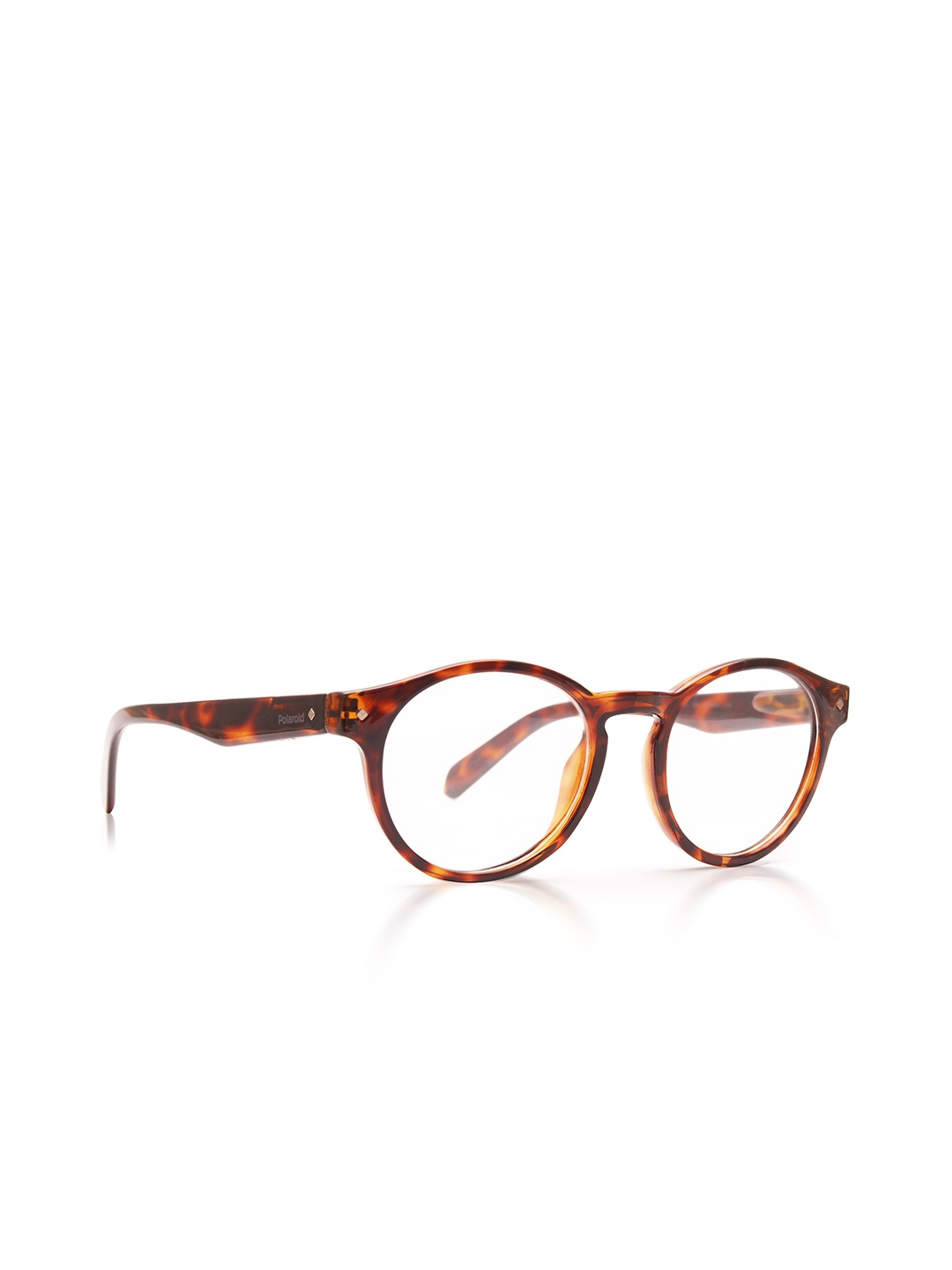 

Polaroid Unisex Full Rim Round Frames, Transparent