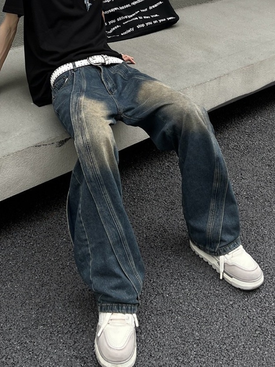 

StyleCast Men Light Fade Jeans, Blue