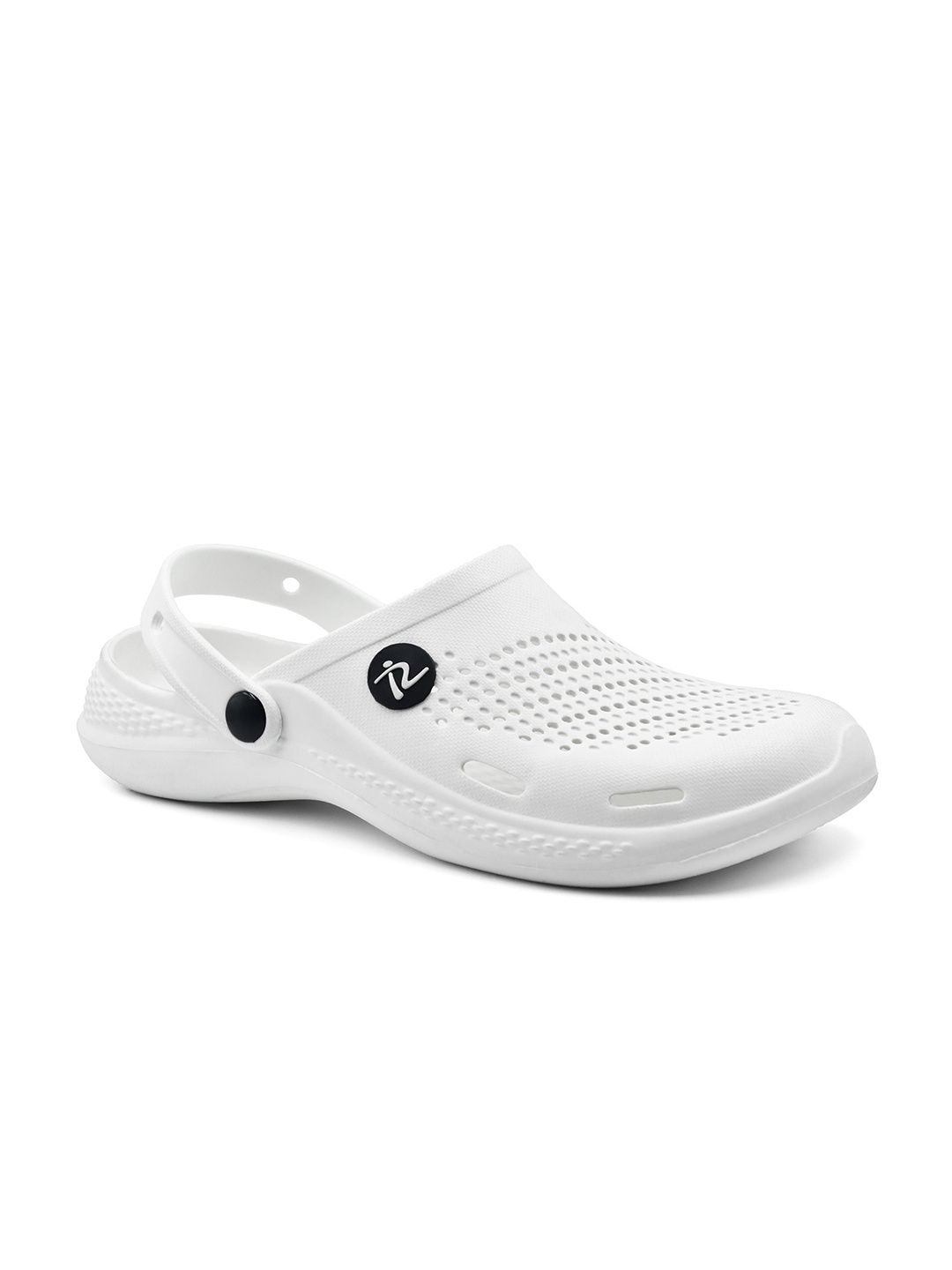 

RADDZ SPORTS Men Self Design Clogs, White