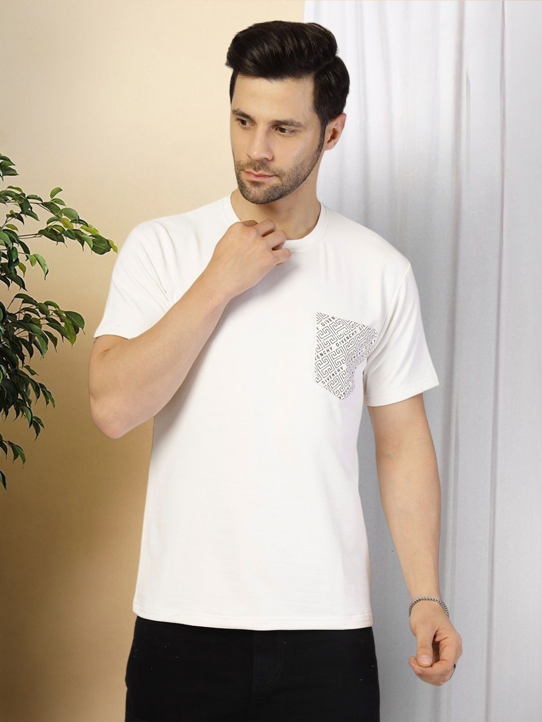 

Moda Rapido Men T-shirt, White