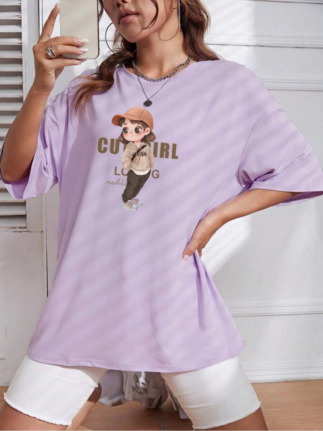 

SZN Graphic Printed T-shirt, Purple