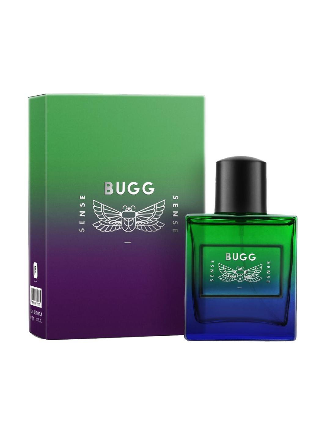 

BUGG Sense Long Lasting Eau De Parfum- 50 ml, Green