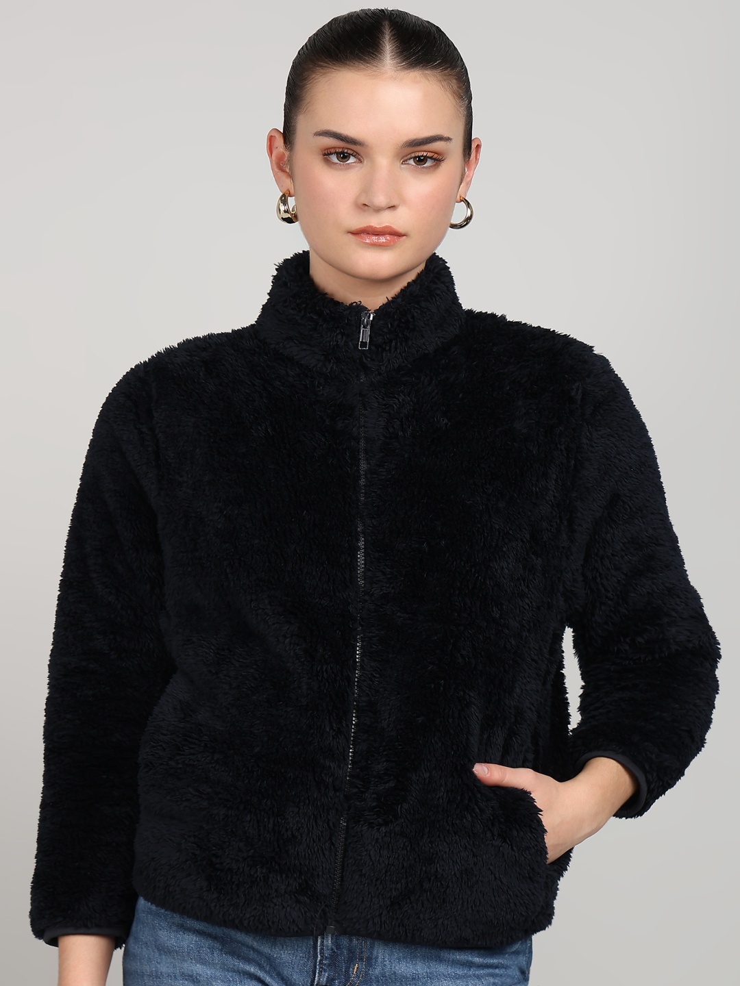 

Alan Jones Women Puffer Jacket, Navy blue