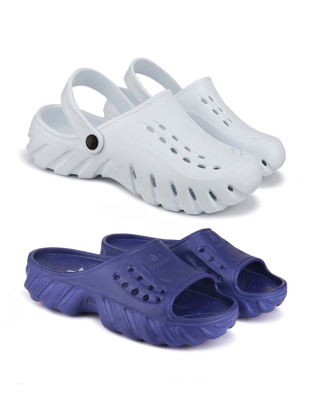 

BERSACHE Men Clogs, Off white