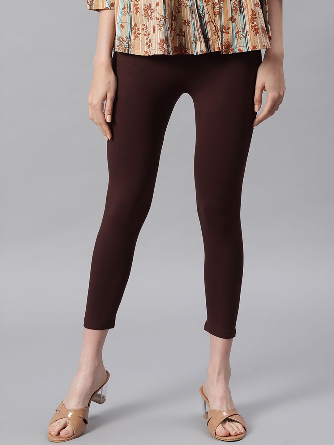

KALINI Ankle-Length Legging, Brown