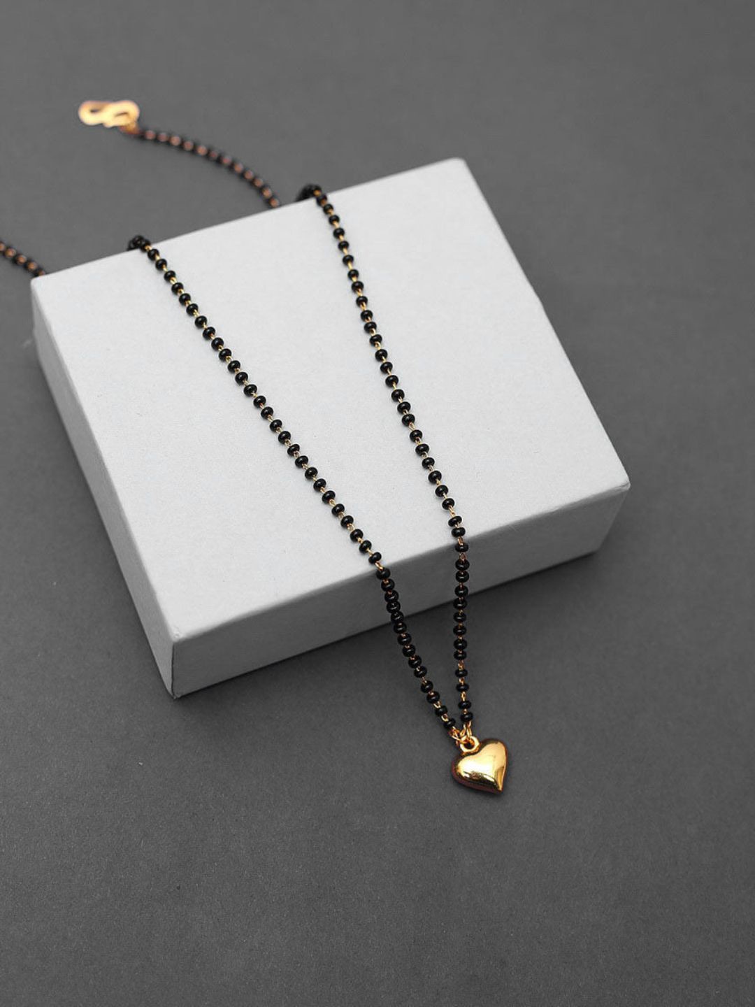 

DressBerry Gold-Plated Artificial Stones Mangalsutra