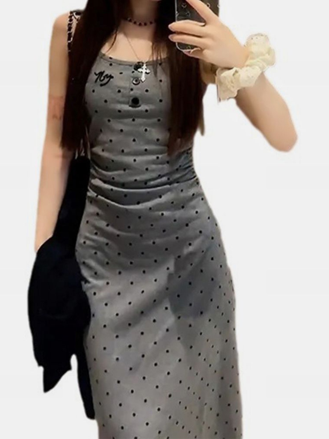 

DressBerry Women Bodycon Midi Dress, Grey