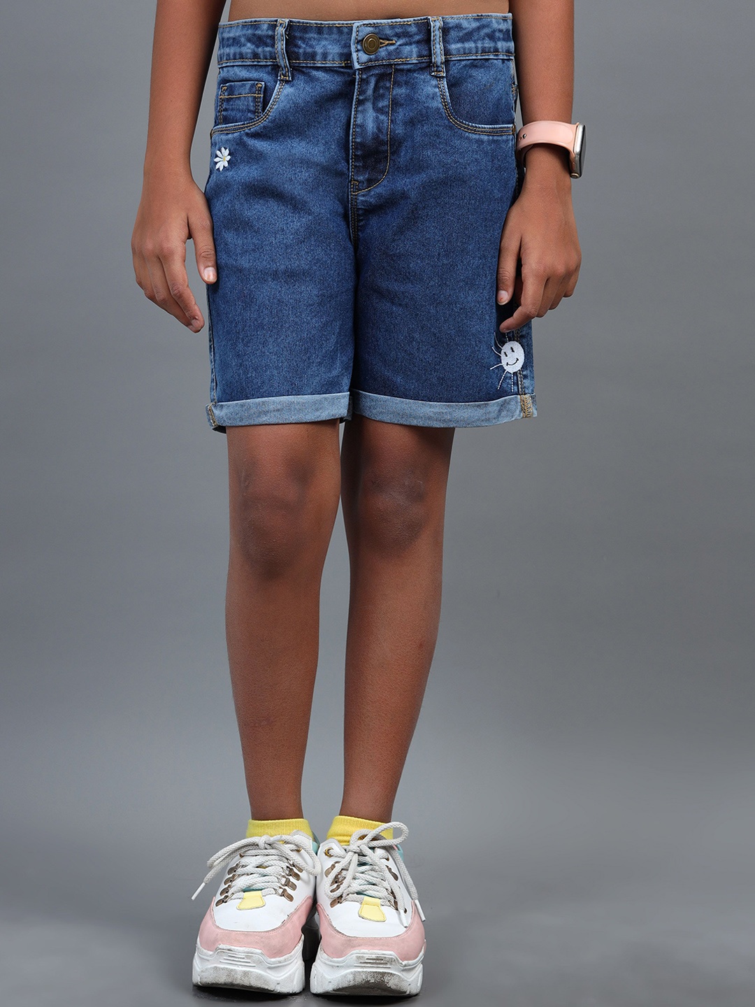 

UNDER FOURTEEN ONLY Girls Shorts, Navy blue