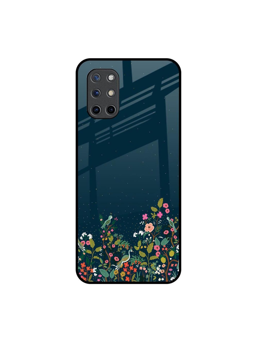 

QRIOH Floral Printed OnePlus 8T Back Case Mobile Accessories, Green