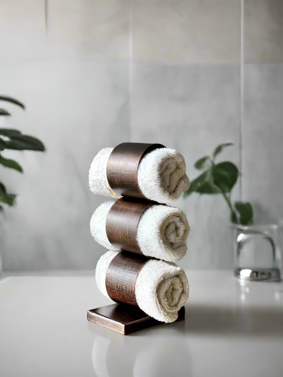

Mason Home Myra Copper-Toned Napkin Ring Holder