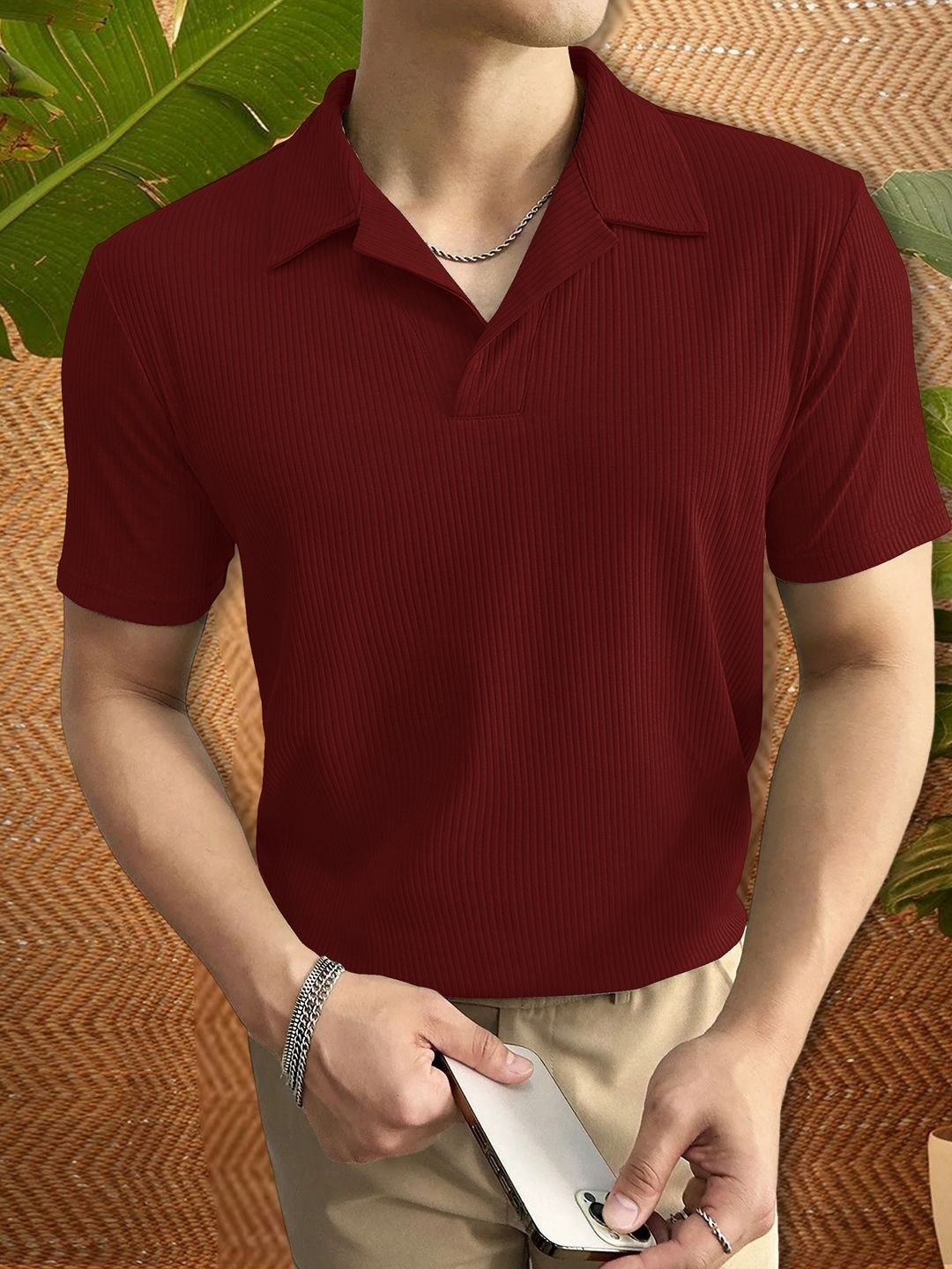 

Moda Rapido Men T-shirt, Maroon