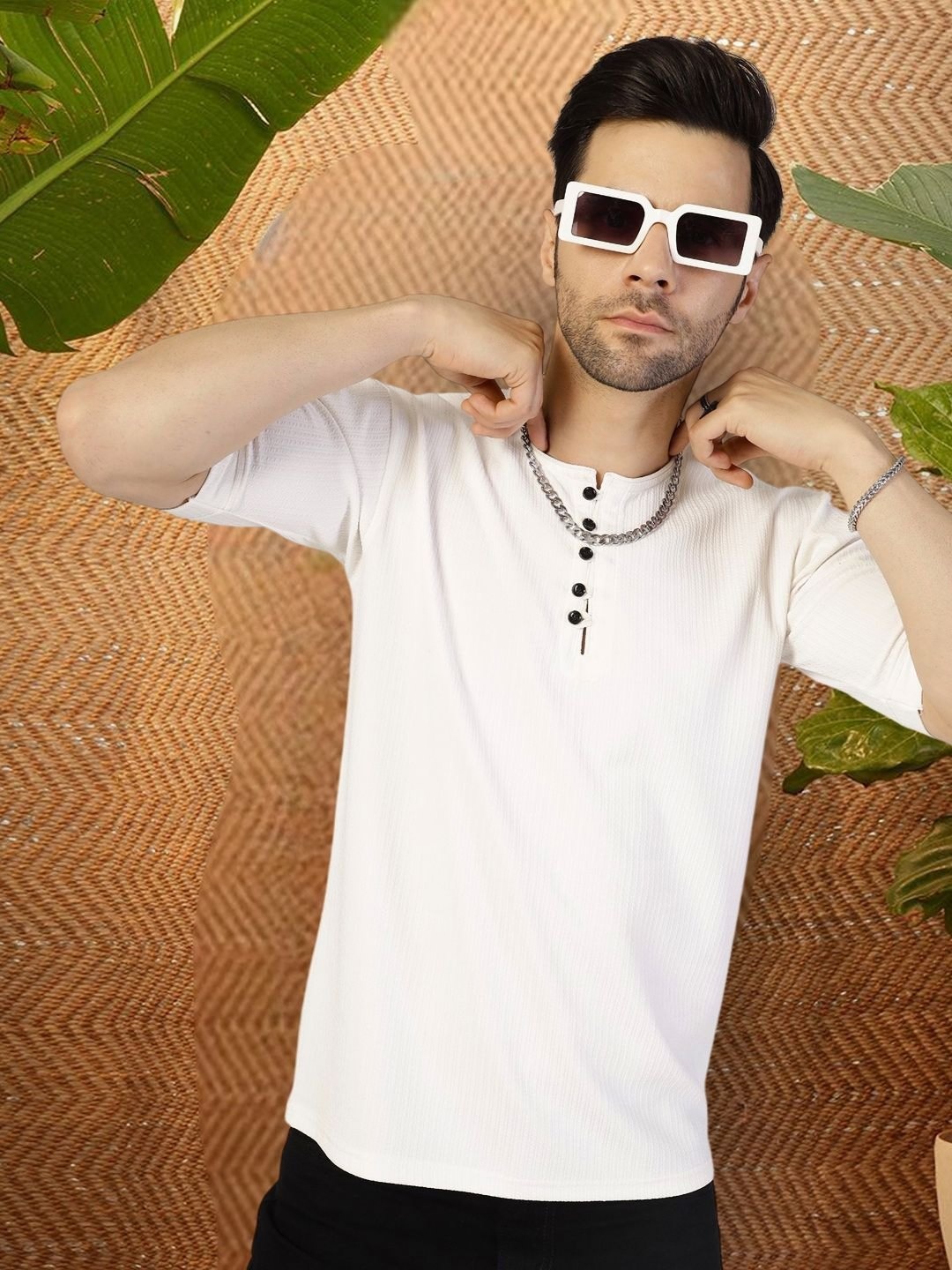 

Moda Rapido Men T-shirt, White