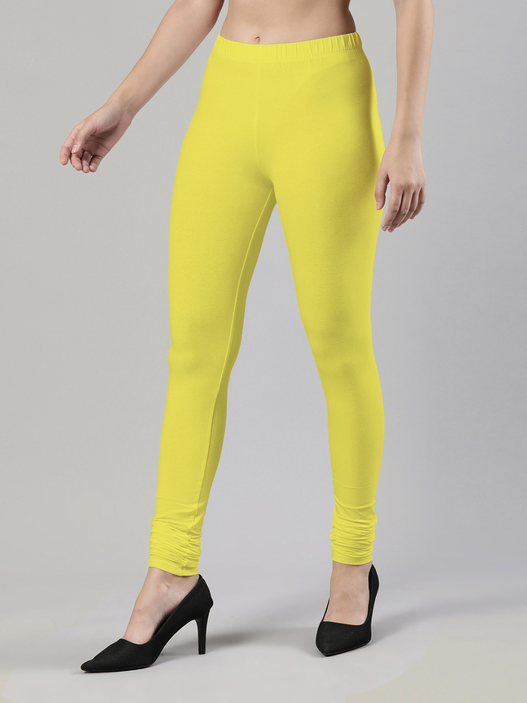 

Femmora Churidar Length Leggings, Yellow