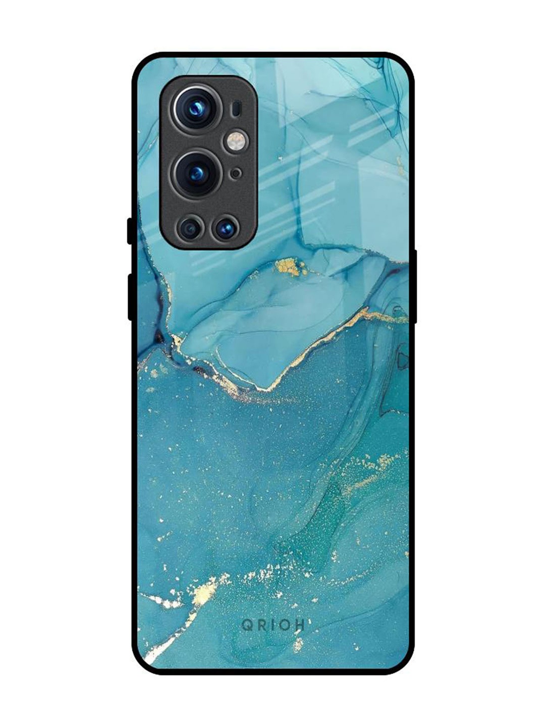 

QRIOH Quirky Printed OnePlus 9 pro Back Case Mobile Accessories, Blue