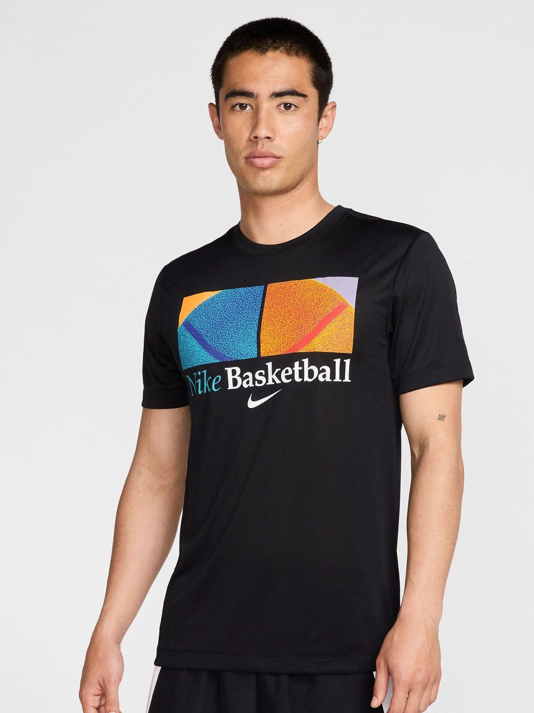 

Nike Men's Dri-FIT Basketball T-Shirt, Black