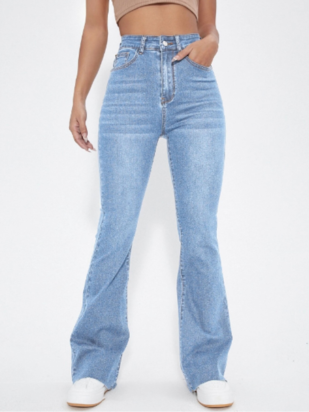 

Metronaut Women Comfort Bootcut Jeans, Blue