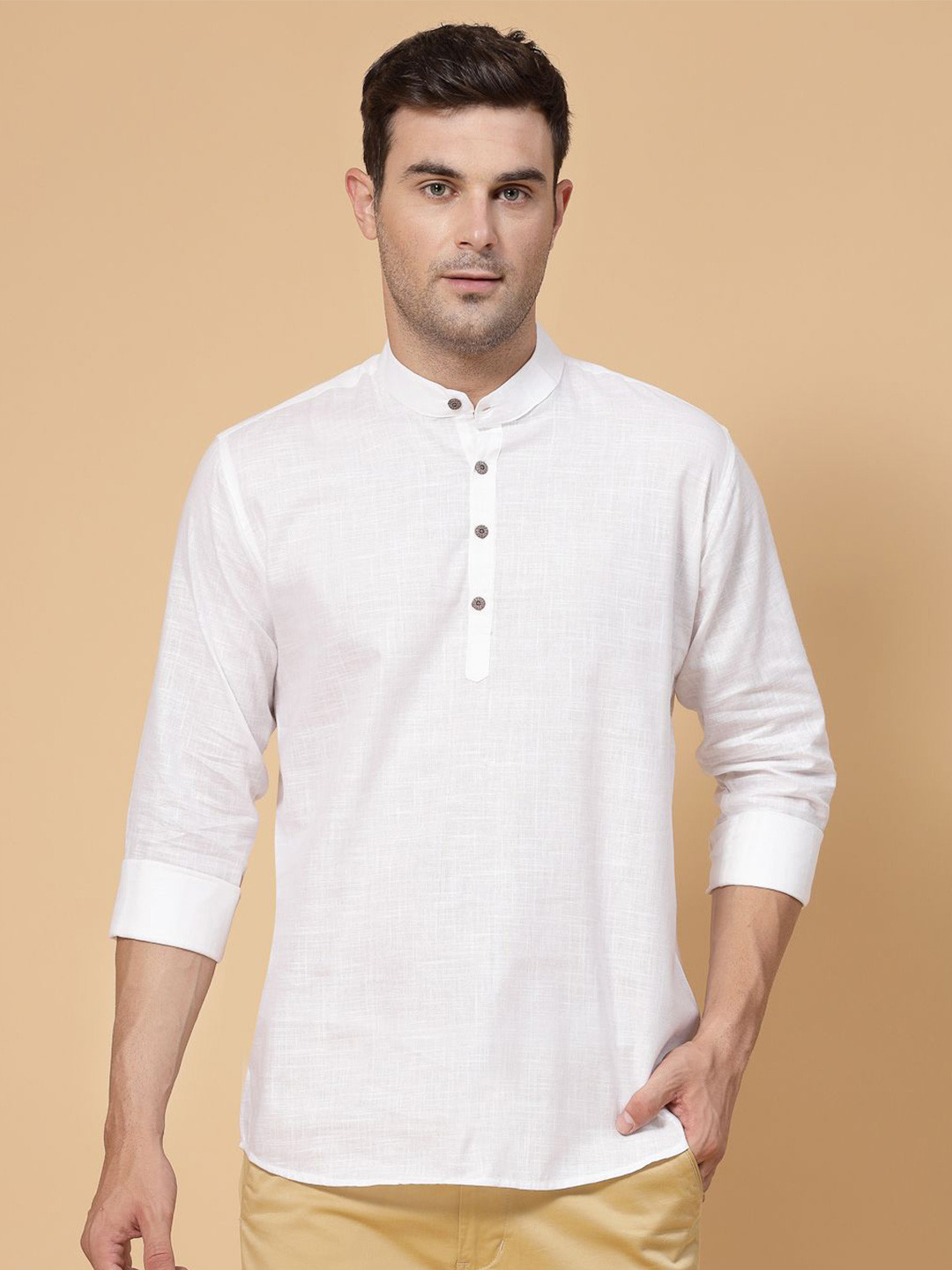 

Metronaut Men Opaque Casual Shirt, White