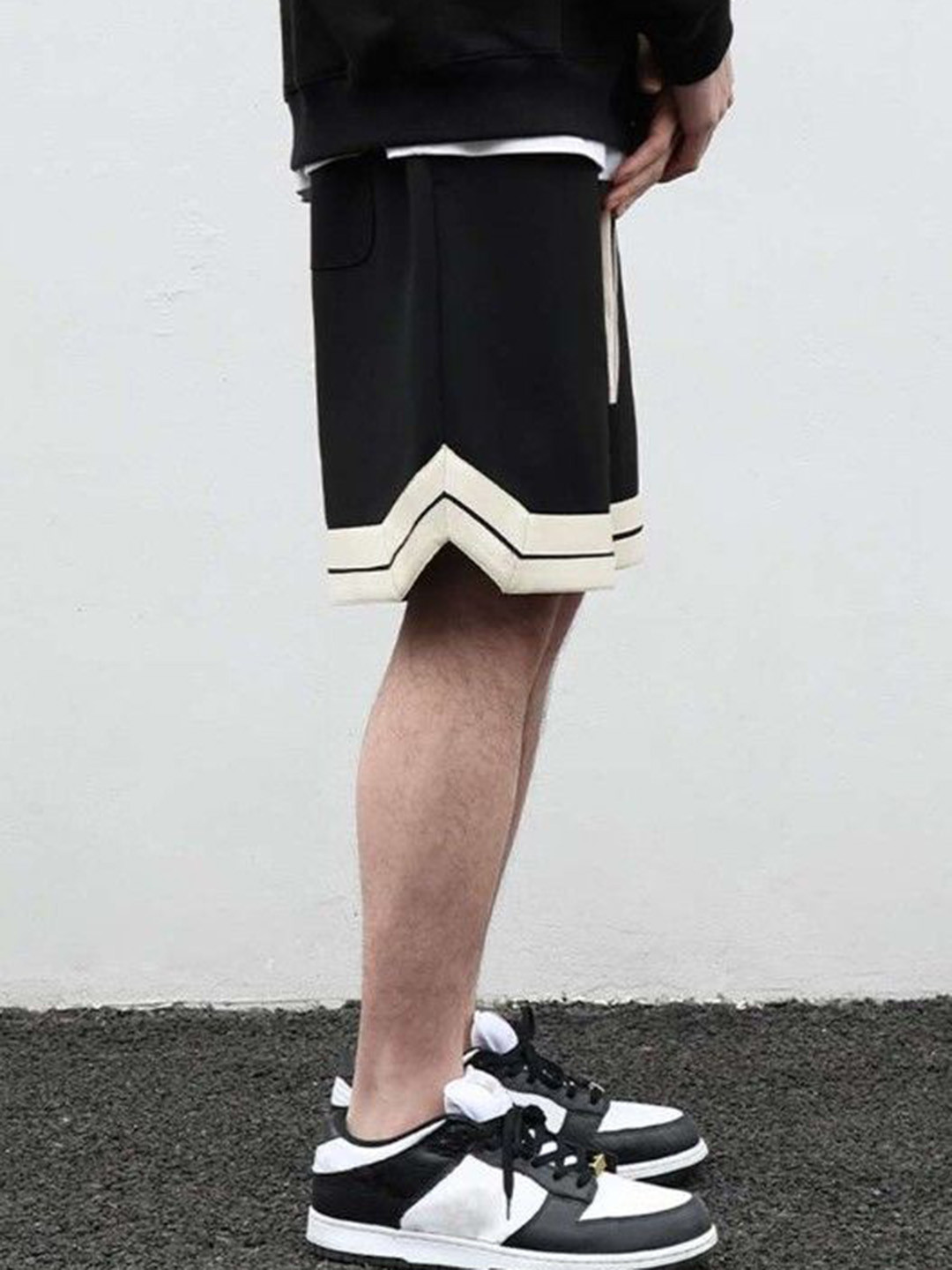 

culish Men High-Rise Training or Gym Shorts, Black