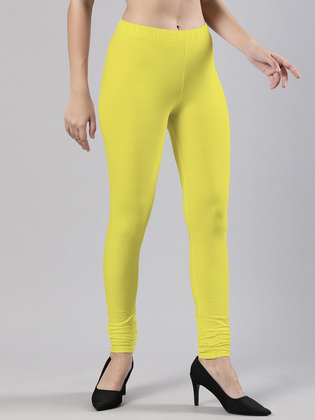 

Femmora Churidar Length Leggings, Yellow