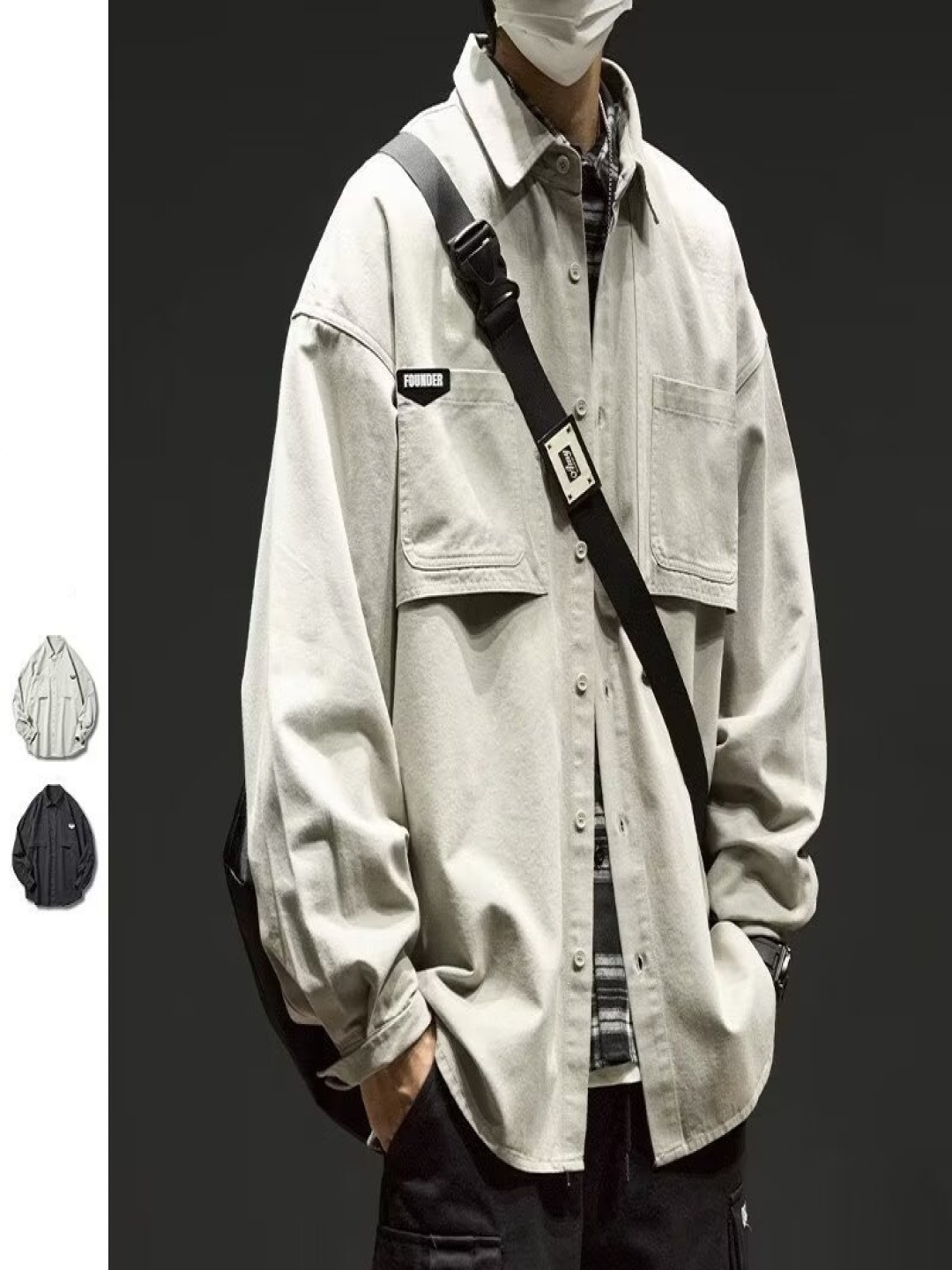 

StyleCast Men Denim Jacket, Grey