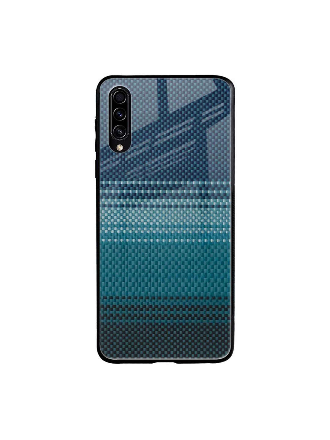 

QRIOH Abstract Printed Samsung Galaxy A70S Back Case Mobile Accessories, Teal