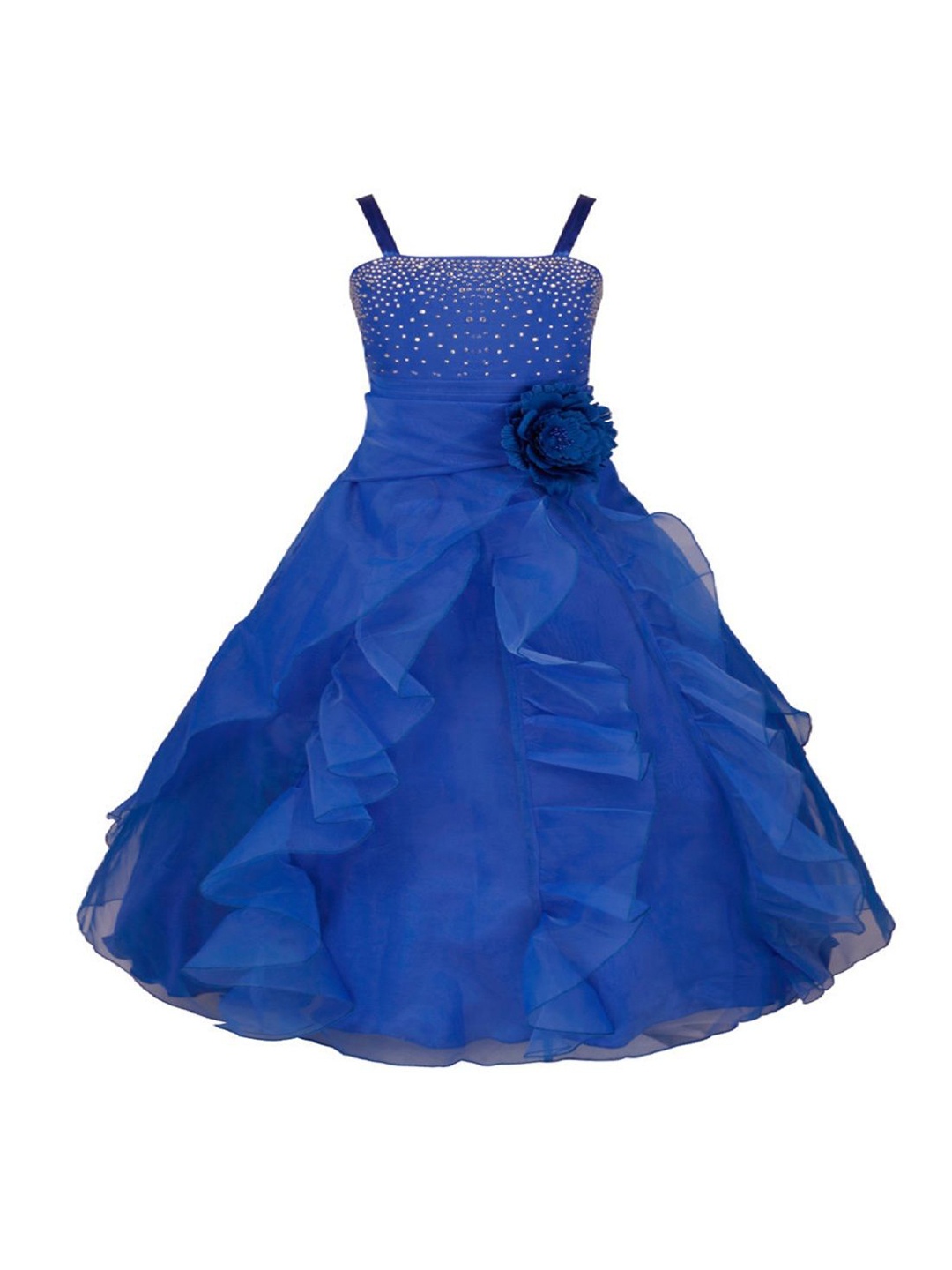 

Wow Princess Net A-Line Maxi Dress, Blue