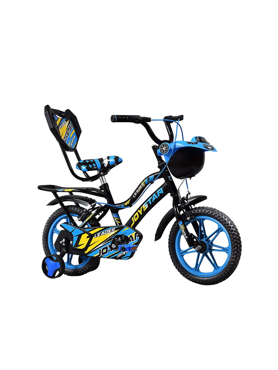 

LEADER JoyStar Kids Bicycle With Training Wheels & Backrest, Blue
