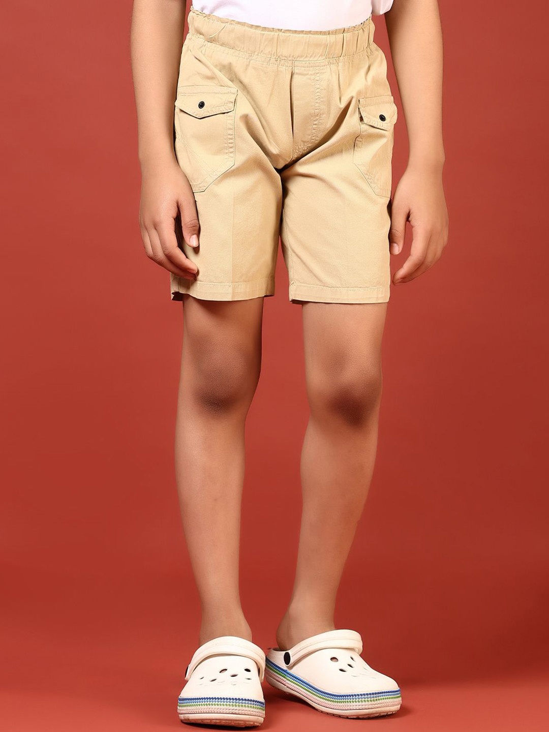 

V-Mart Boys Shorts, Beige