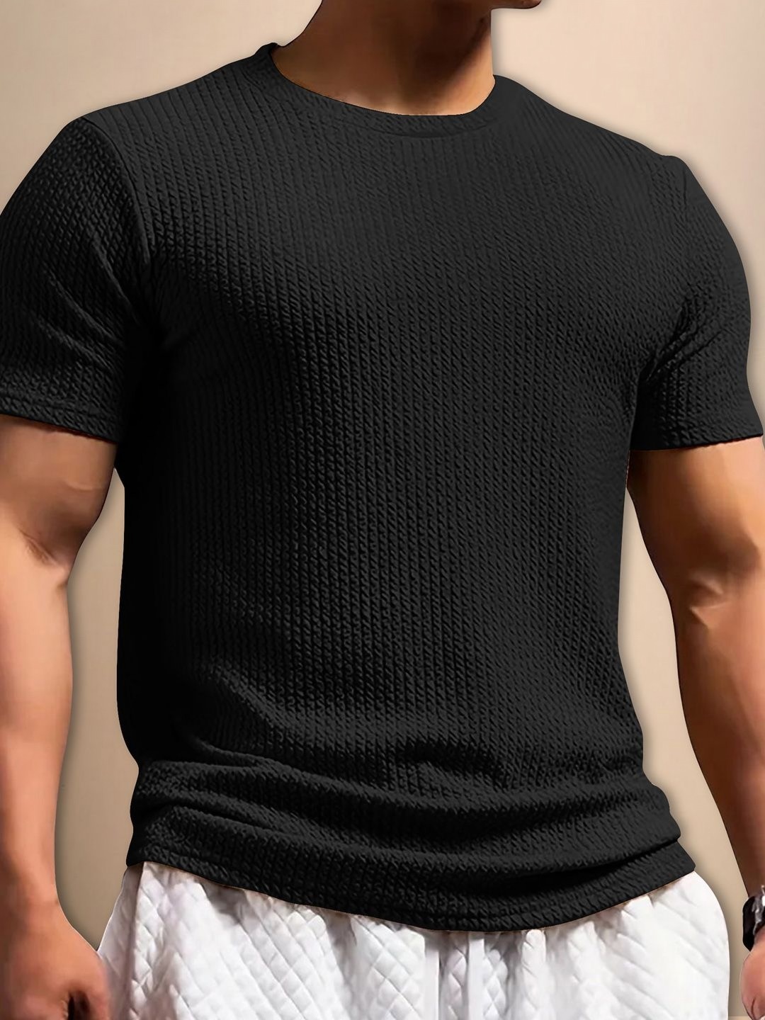 

Moda Rapido Men T-shirt, Black