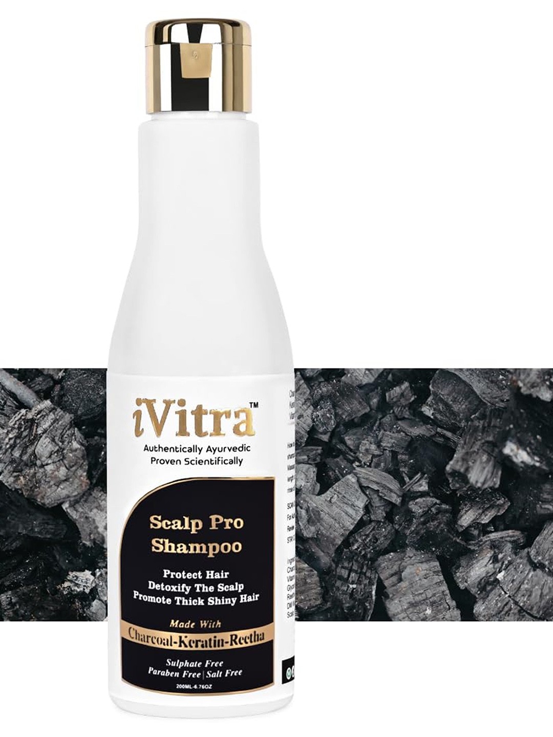 

iVitra Coconut Scalp Therapy Shampoo- 200 ml, Black
