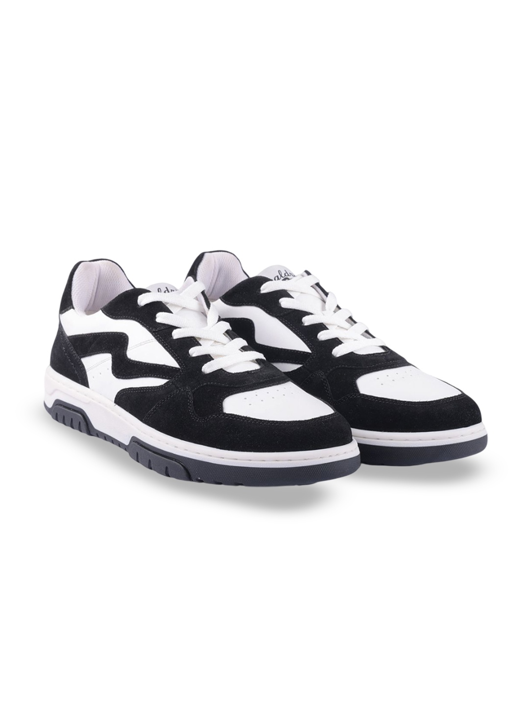

Caldri Men Leather Sneakers, Black
