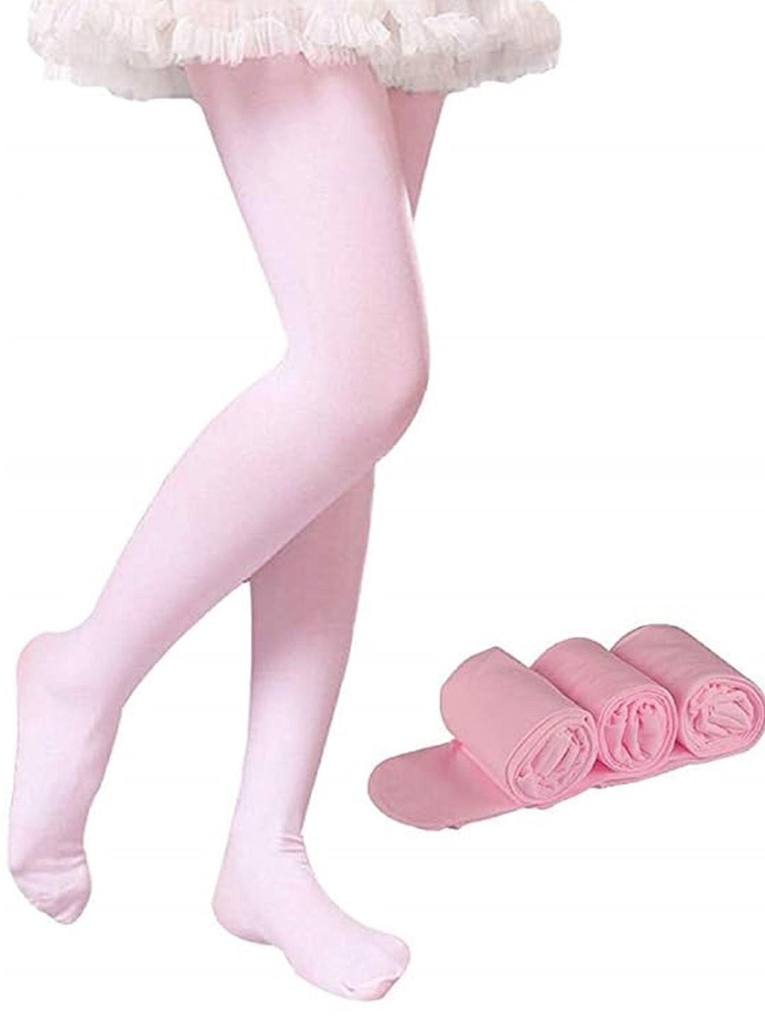 

SECRETS BY ZEROKAATA Women High Waist Summer Pantyhose Stockings, Pink