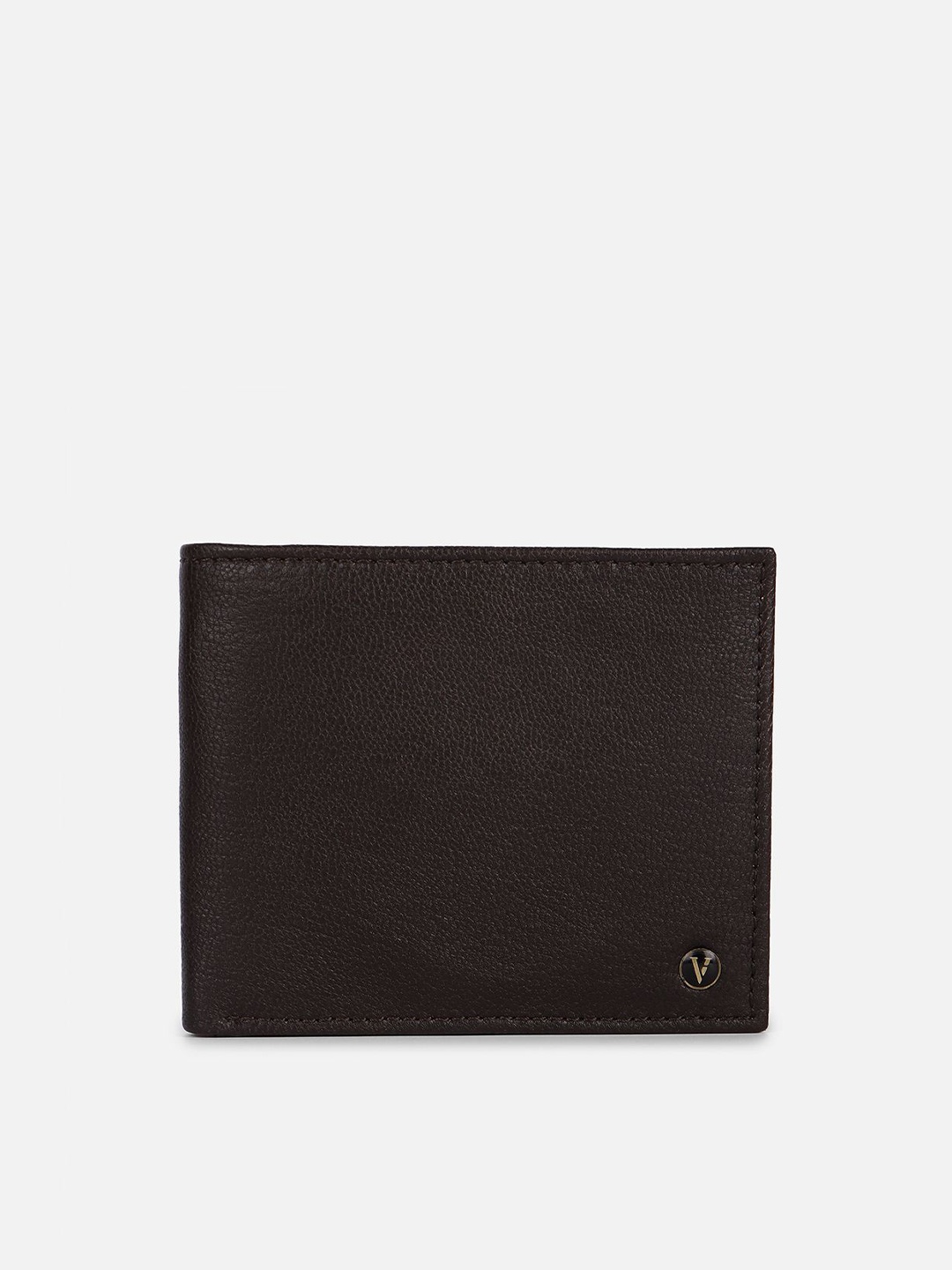 

Van Heusen Men Leather Two Fold Wallet, Brown