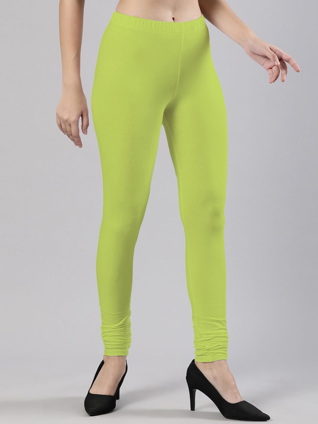 

Femmora Churidar Length Leggings, Green