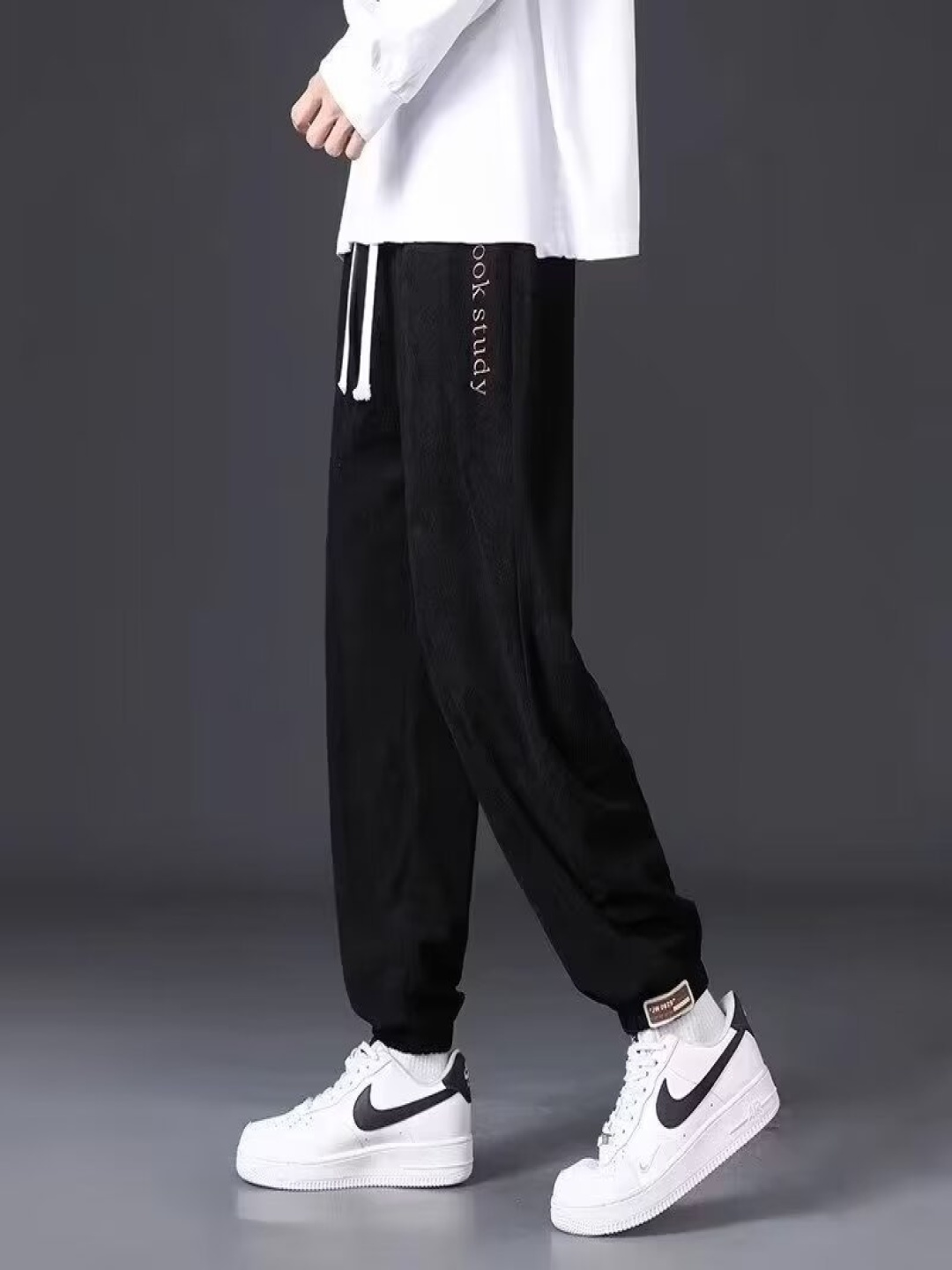 

StyleCast Men Joggers Trousers, Black