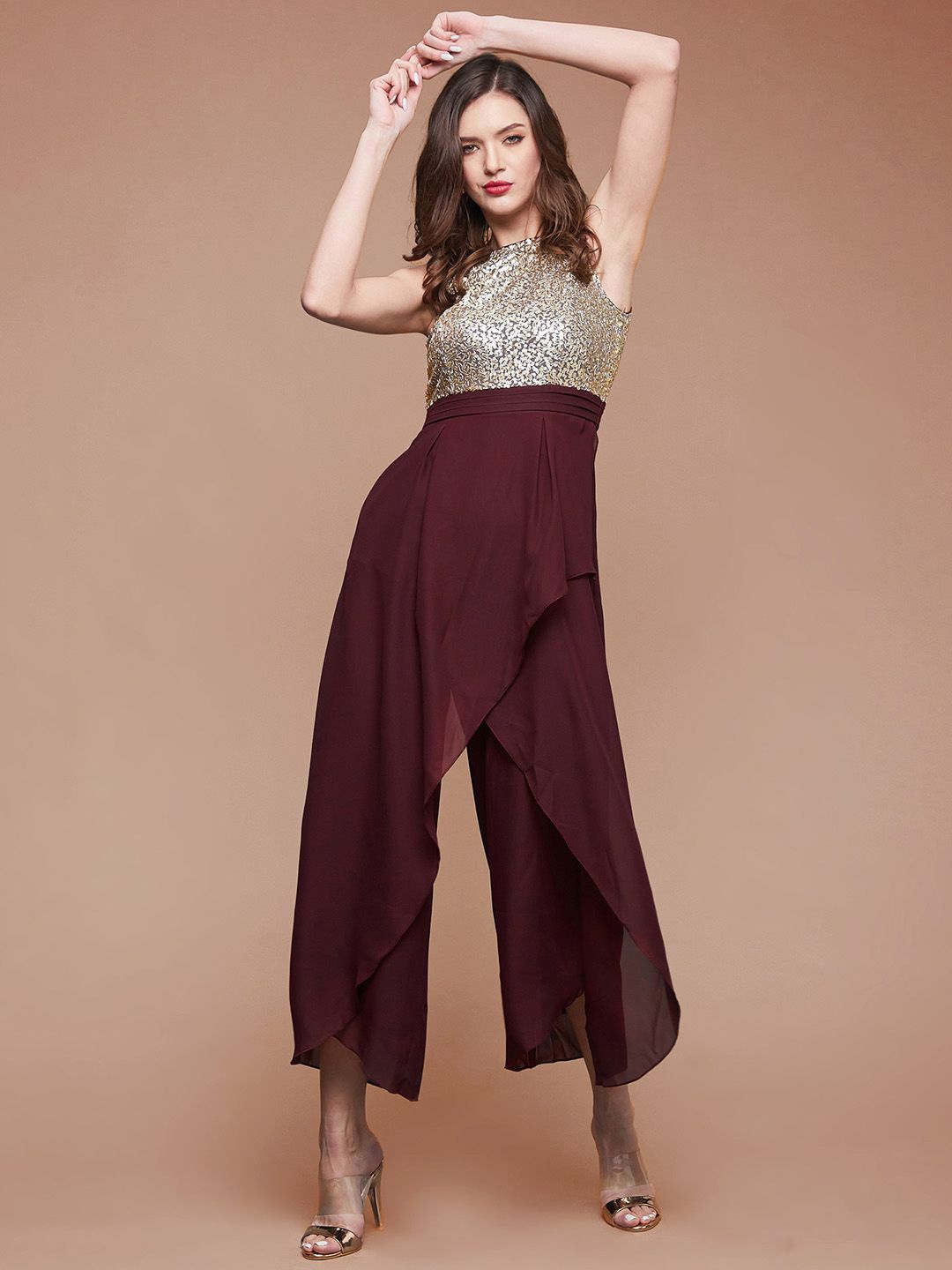 

all about you Basic Jumpsuit, Maroon