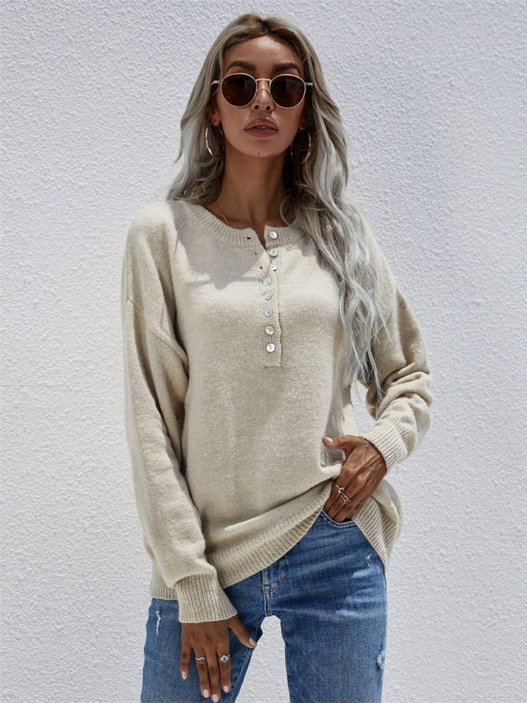 

Oh Rare Women Pullover, Beige