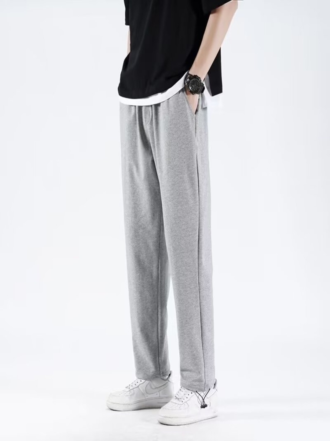 

StyleCast Men Joggers Trousers, Grey