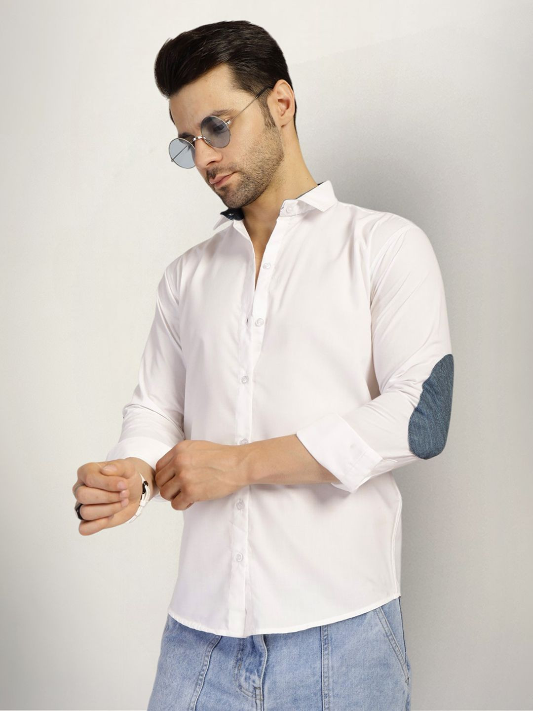 

SZN Men Original Opaque Casual Shirt, White
