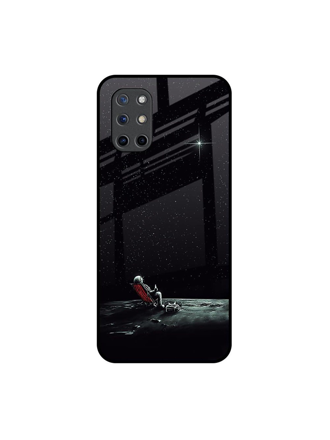 

QRIOH Quirky Printed OnePlus 8T Back Case Mobile Accessories, Black