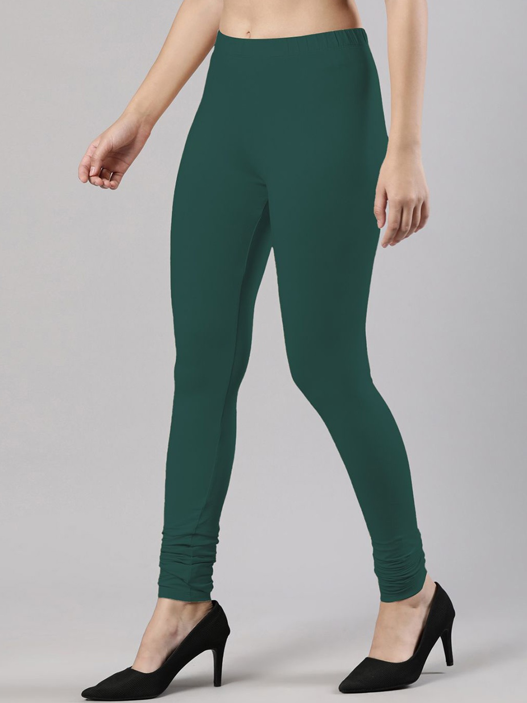 

Femmora Churidar Length Leggings, Green