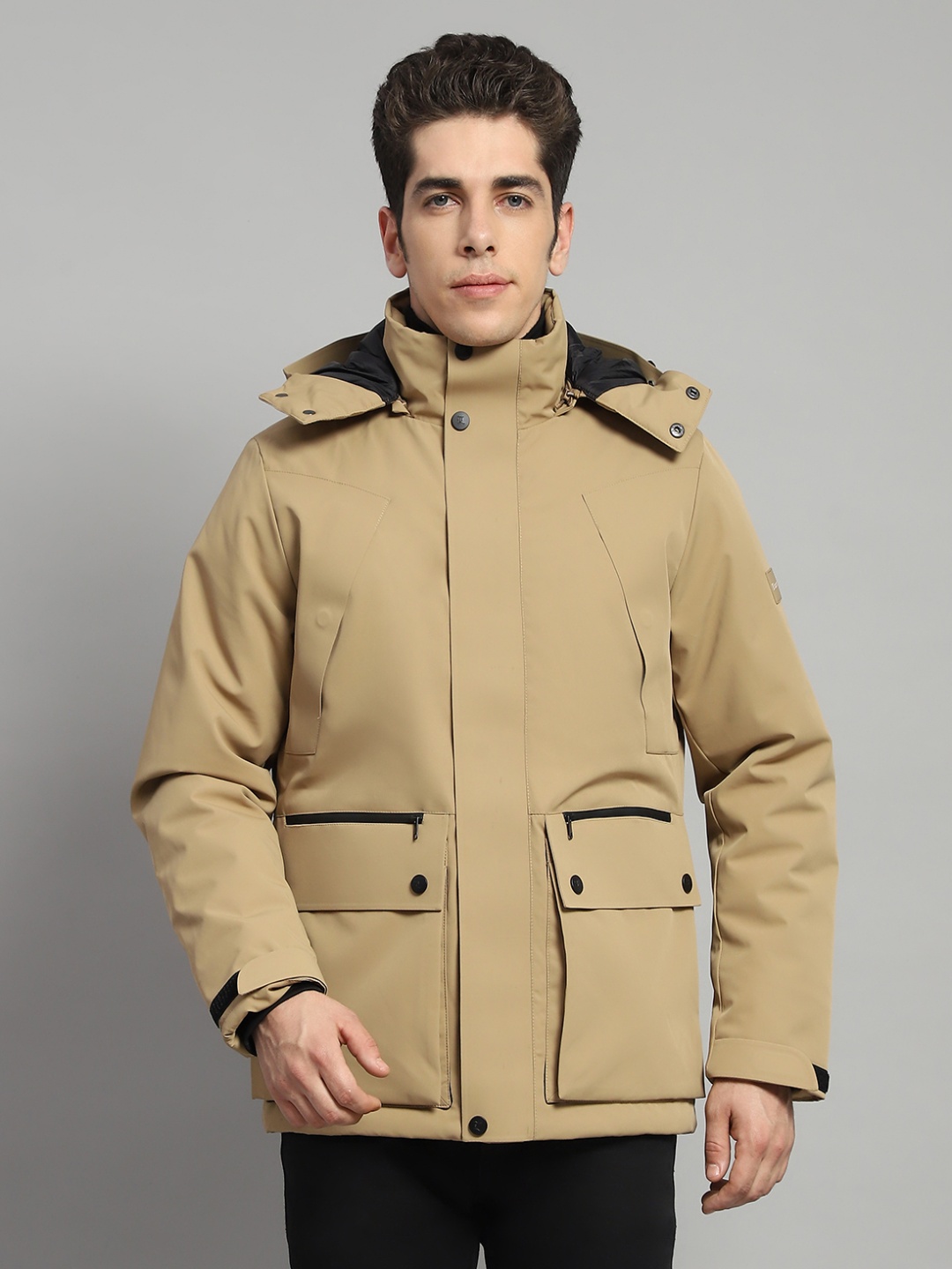 

Monte Carlo Men Lightweight Outdoor Parka Jacket, Camel brown