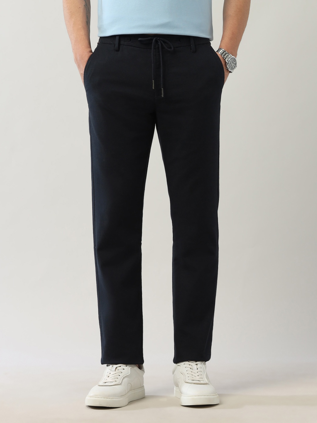 

Arrow Sport Men Classic Trousers, Blue