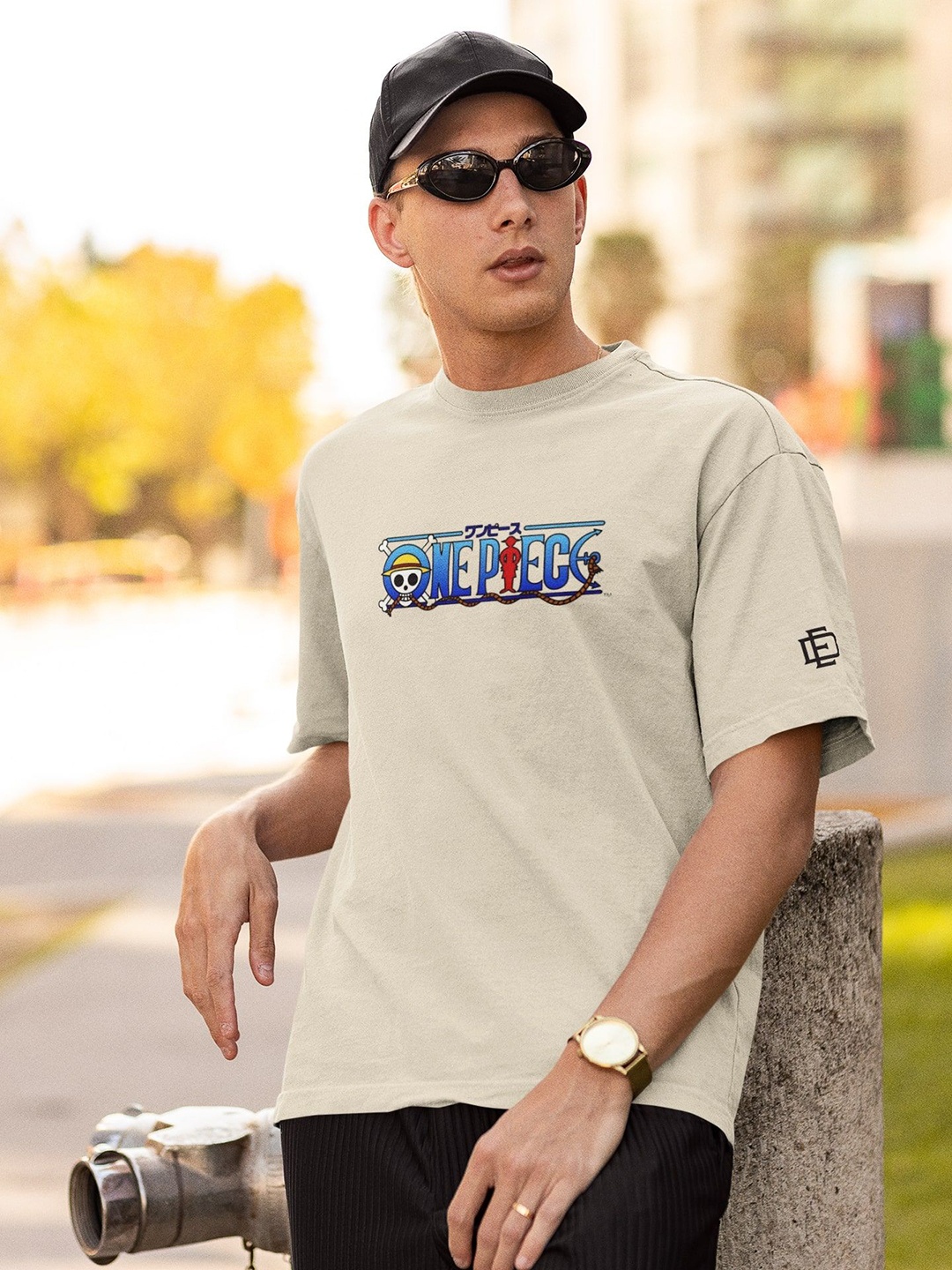 

Edyssa Men Printed T-shirt, White