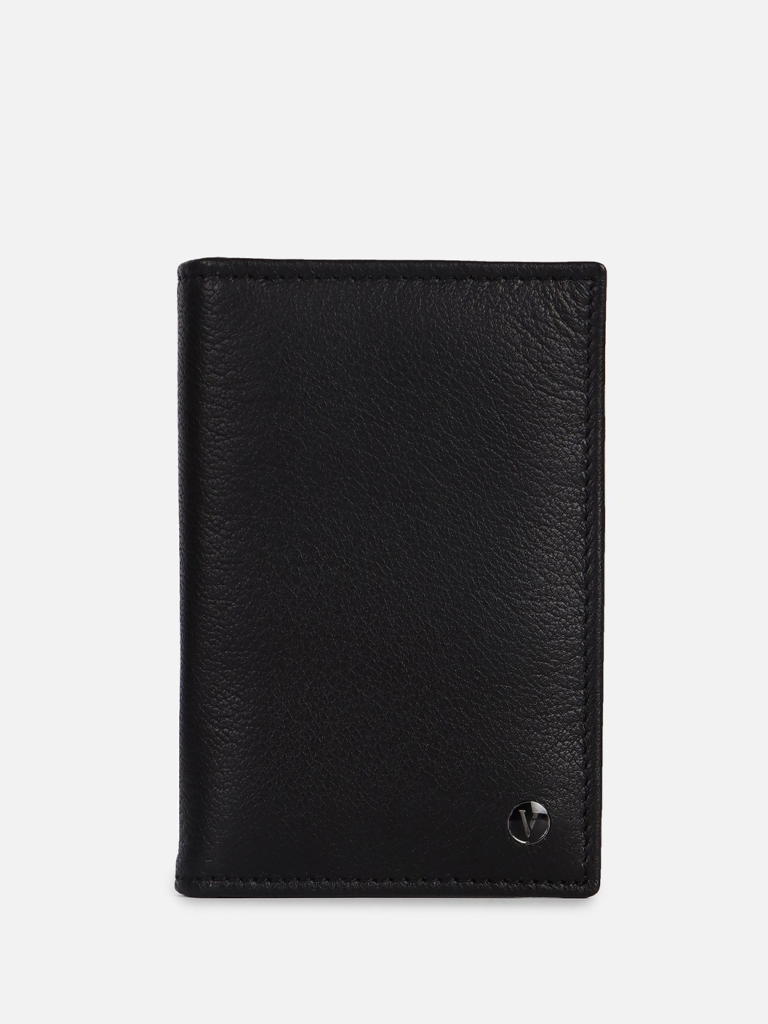 

Van Heusen Men Leather Two Fold Wallet, Black