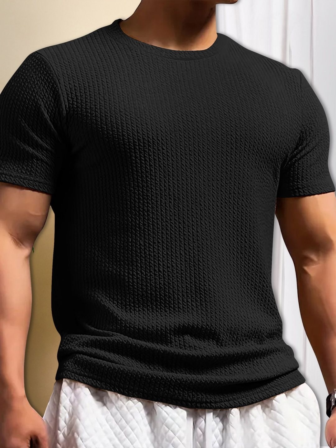 

Moda Rapido Men T-shirt, Black