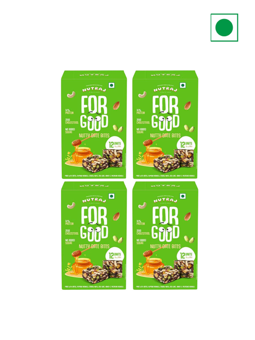 

Nutraj Nutty Dates Bites 180g, Green
